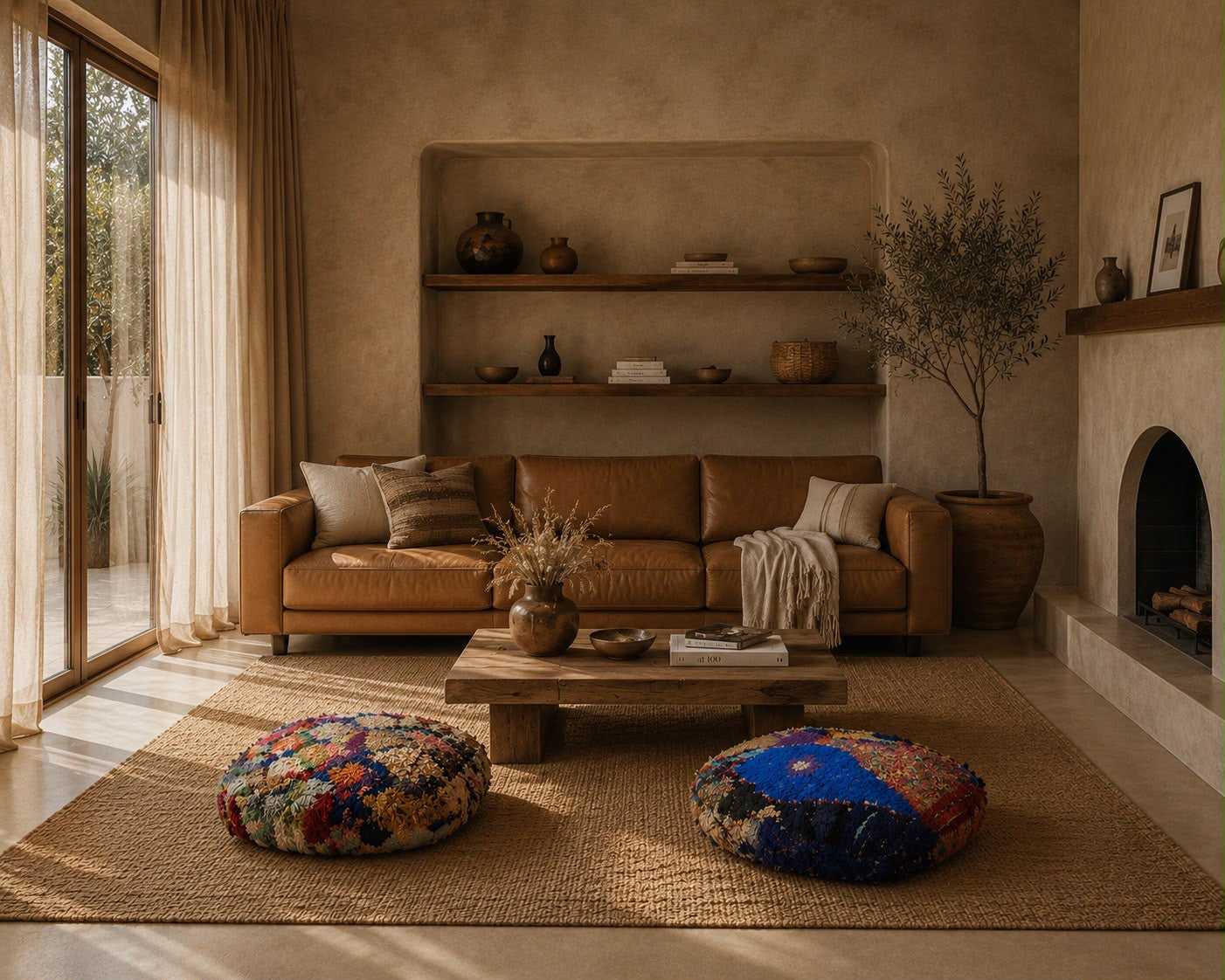 Vintage Poufs