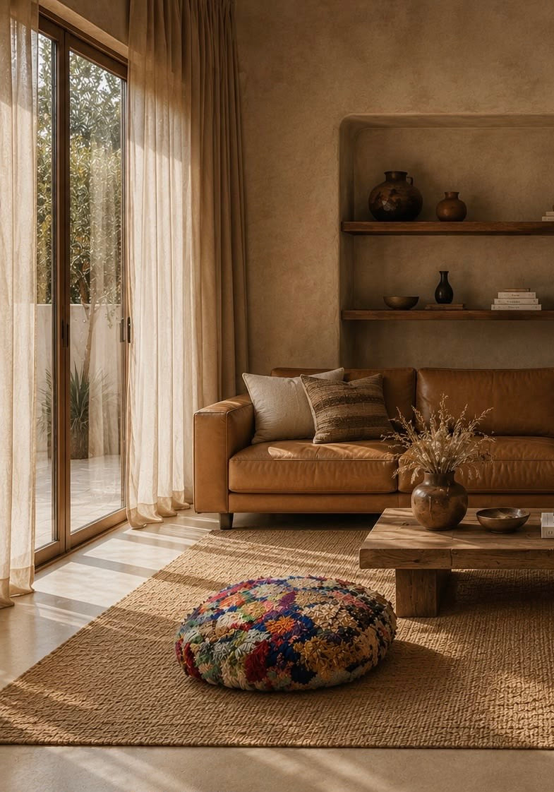 Vintage Pouf