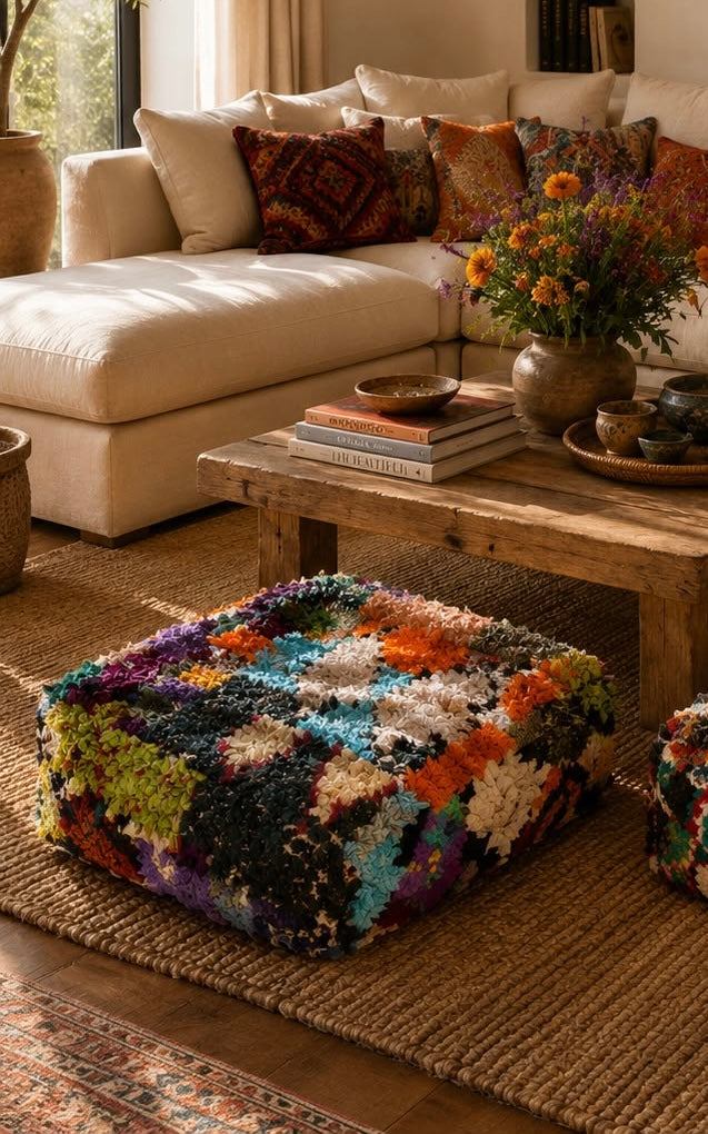 Vintage Pouf